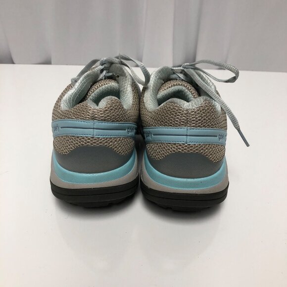GDefy Gravity Defyer Mighty Walk Athletic Shoes Womens Size 8 Gray Aqua Sneaker - Picture 4 of 7